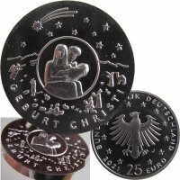 Deutschland 25 Euro 2021 Weihnachten - Geburt Christi