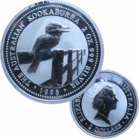 Australien 2 OZ Kookaburra 1998 Silber