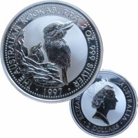 Australien 2 OZ Kookaburra 1997 Silber