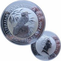 Australien 10 OZ Kookaburra 1993 Silber