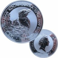 Australien 10 OZ Kookaburra 1997 Silber