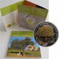 Luxemburg 5 Euro 2014 Apfelbaum pp