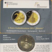 Deutschland 2 Euro 2015 Coincard Paulskirche