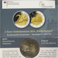 Deutschland 2 Euro 2014 Coincard Michaeliskirche