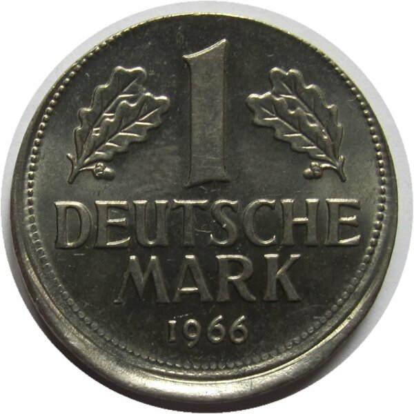 Deutschland 1 DM 1966 D J. 385 Fehlprägung