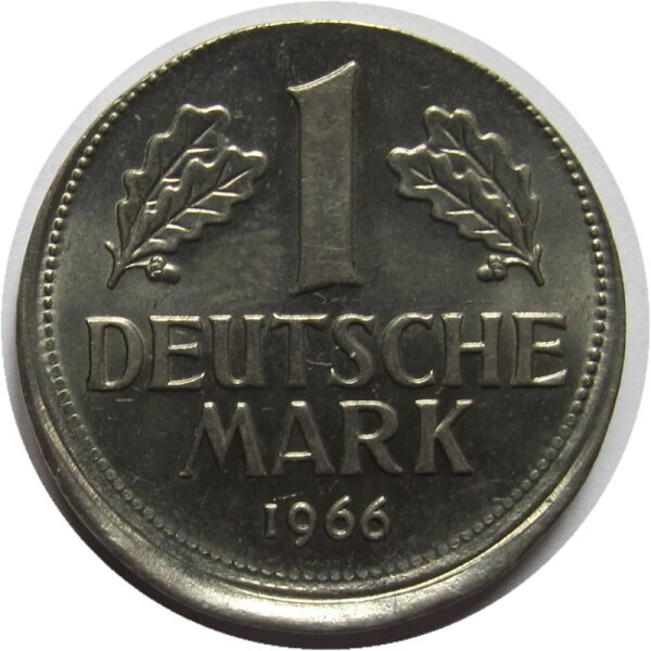 J. 385 - 1 DM 1966 D Fehlprägung