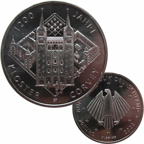 Deutschland 20 Euro 2022 Kloster Corvey st