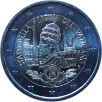 Vatikan 2 Euro 2019 90 Jahre Vatikan Lose