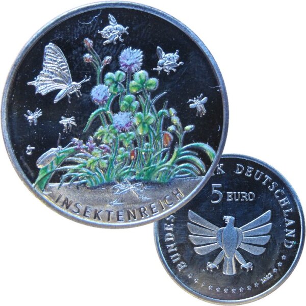 Deutschland 5 Euro 2022 Insektenreich st