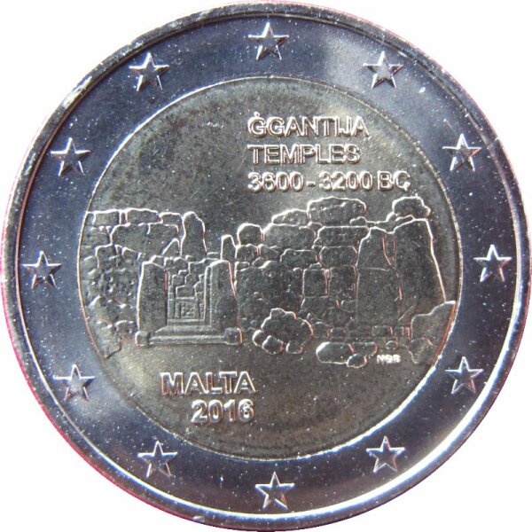 Malta 2 Euro 2016 Ggantija