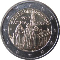 Vatikan 2 Euro 2017 Fatima lose