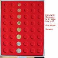 Lindner Münzbox für 6 Euro Sets BENUTZT