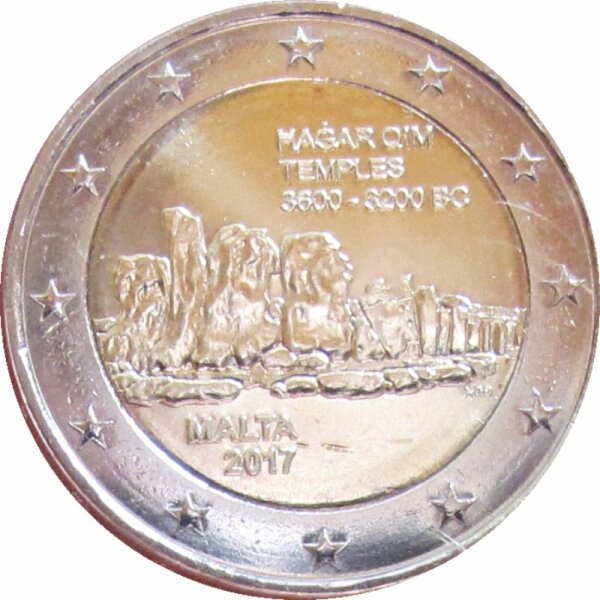 Malta 2 Euro 2017 Hagar-Qim