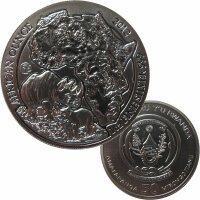 Ruanda 1 OZ 2012 African Ounce Nashorn F15