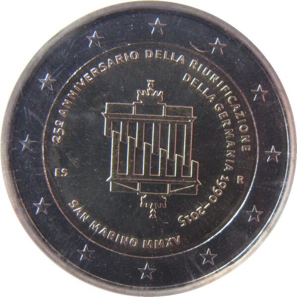 San Marino 2 Euro 2015 Deutsche Einheit lose
