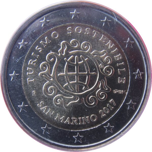 San Marino 2 Euro 2017 Tourismus lose