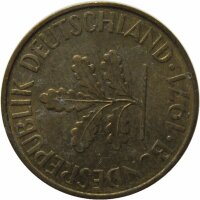 Deutschland 10 Pfennig 1971 G J. 383 Fehlprägung