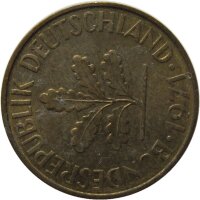 J. 383 - 10 Pfennig 1971 G Fehlprägung