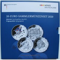 Deutschland 20 Euro 2020 Sammlermünzenset pp
