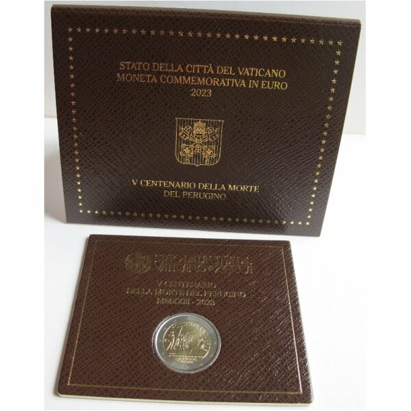 Vatikan 2 Euro 2023 Perugino