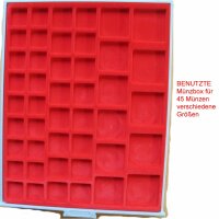 Lindner Münzbox Standard für 45 Münzen...