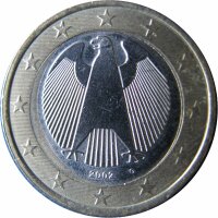 Deutschland 1 Euro 2002 G Umlaufmünze...