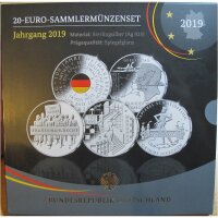 Deutschland 20 Euro 2019 Sammlermünzenset pp