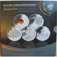Deutschland 20 Euro 2019 Sammlermünzenset pp