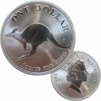 Australien 1 OZ Känguru 1998 Silber