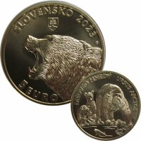 Slowakei 5 Euro 2023 Braunbär st
