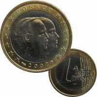 Monaco 1 Euro 2002 Umlaufmünze