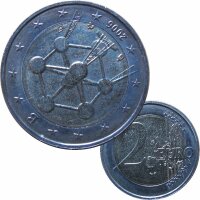 Belgien 2 Euro 2006 Atomium Fehlprägung Stempeldrehung 225