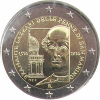 San Marino 2 Euro 2014 Bramante