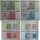 Zimbabwe 4 Banknoten 10 + 20 + 50 + 100 Trillion Dollar 2008 P. 88-91 Simbabwe