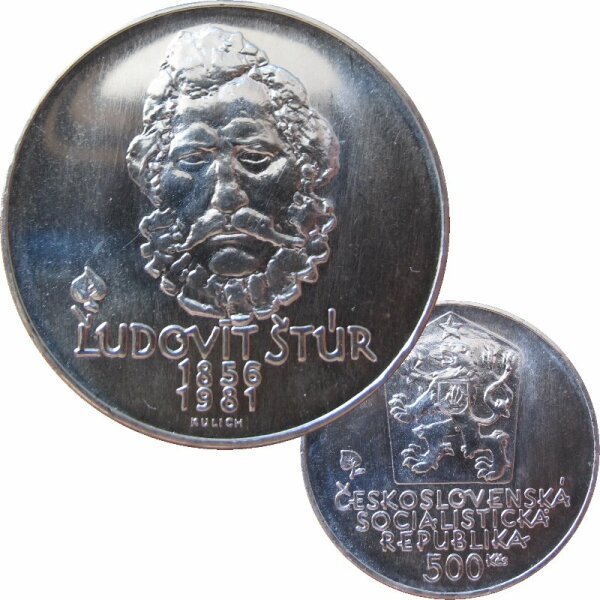 Tschechoslowakei 500 Kronen 1981 Stur ČSSR 500 Kčs