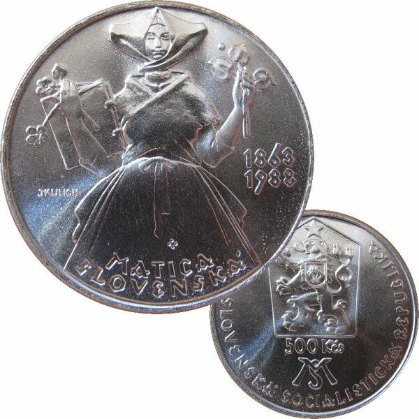 Tschechoslowakei 500 Kronen 1988 Matica ČSSR 500 Kčs