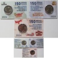 Griechenland 2 Euro 2024 Penelope Delta Coincard alle 3