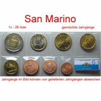 San Marino KMS gem. Jahrgänge 3,88 Euro lose
