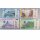 Angola 4 Banknoten Set 200 bis 2.000 Kwanzas 2020 UNC Polymer