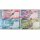Kenia 4 Banknoten Set 50 bis 500 Shillings 2019 UNC