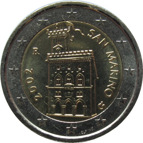 San Marino 2 Euro 2002 lose