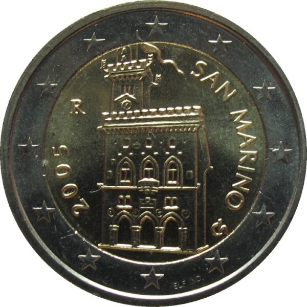San Marino 2 Euro 2005 lose
