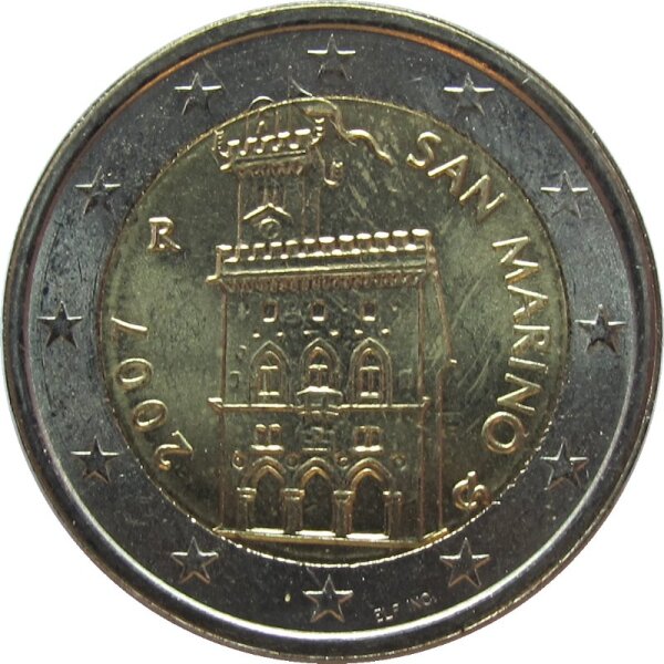 San Marino 2 Euro 2007 lose