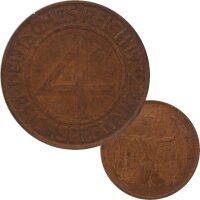 4 Reichspfennig 1932 D Brüning-Taler J. 315