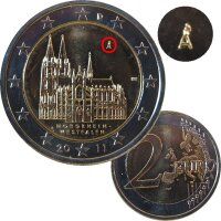Deutschland 2 Euro 2011 A Kölner Dom - Fehlprägung