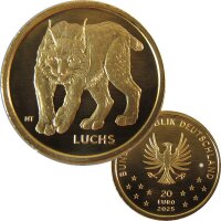 Deutschland 20 Euro Gold 2025 Luchs F