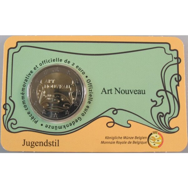 Belgien 2 Euro 2023 Jugendstill CC