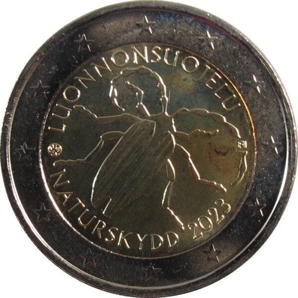 Finnland 2 Euro 2023 Naturschutz - Käfer