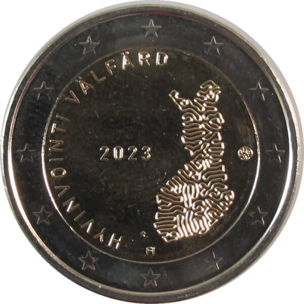 Finnland 2 Euro 2023 Sozial- und Gesundheitsdienst