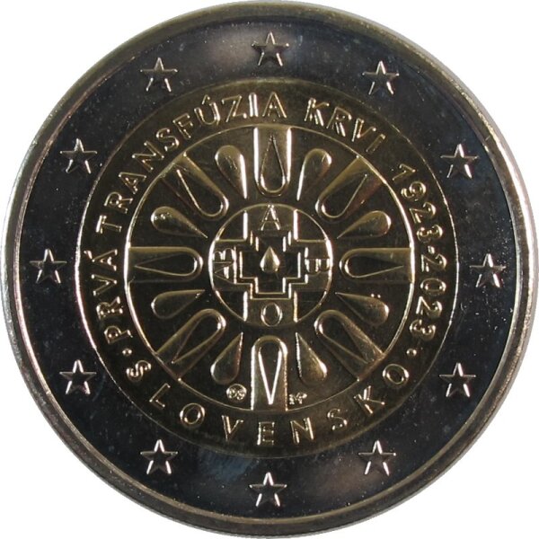 Slowakei 2 Euro 2023 Bluttransfusion